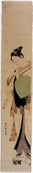 The Courtesan Hinatsuru. Prints by Harunobu Suzuki