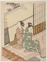 The Evening Bell of the Clock, from the series "Eight Views of the Parlor"