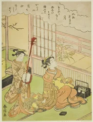 The Moon, from the series "Fashionable Scenes of Snow, Moon and Flowers"