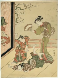 The Wrestling Match (parody of Ushikawamaru and Benkei)