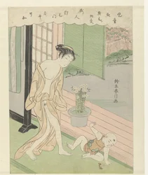 Woman and Mischievous Child