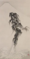 Rising Dragon and Mt. Fuji