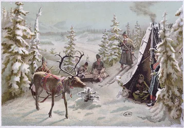 North Sweden: Autumnal Migration in Lapland Around Lulea, Late 19th Century