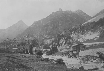 The Gotthard Line near Wassen