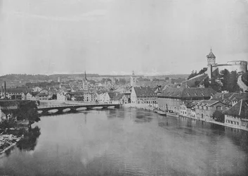 Schaffhouse et le Rhin