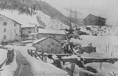 Village of Praz de Fort, Route of St-Bernard