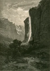 The Staubbach, in the Valley of Lauterbrunnen