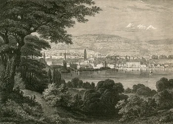 Zurich and the Zurichberg