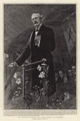 Mr Balfour making his First Speech as Premier