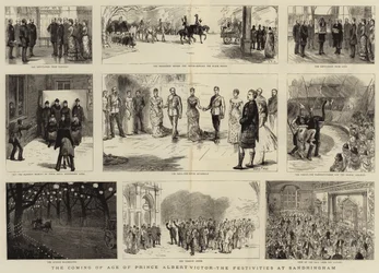 The Coming of Age of Prince Albert Victor, the Festivities at Sandringham