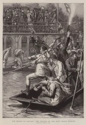 The Eights at Oxford, the Return of the Boat which bumped