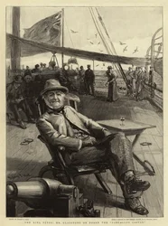The Kiel Fetes, Mr Gladstone on Board the Tantallon Castle
