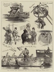 The Oxford and Cambridge Boat Race, Notes from the Press Boat