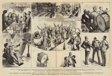The Return of the Troops, Public Banquet to the First Life Guards at Humphrey