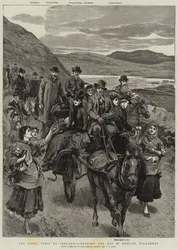 The Royal Visit to Ireland, Crossing the Gap of Dunloe, Killarney