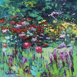 Poppies in the Garden, 2021