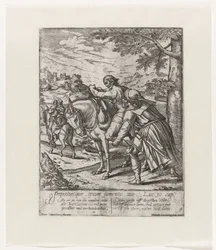 The Good Samaritan Helps the Wounded Man onto His Donkey, Parable of the Good Samaritan (series title)