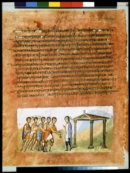The Brothers Talking to the Steward about Joseph