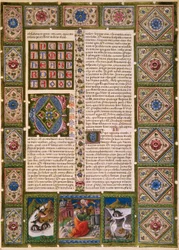 Incipit from Second Book of Maccabees, from Volume II of Bible of Borso d