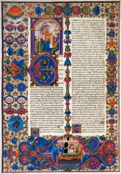 The Book of Exodus, from Volume I of Bible of Borso d