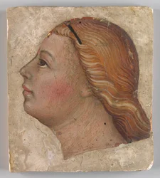 Head of an Angel in Left Profile