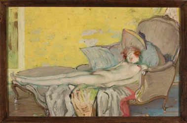Nude of a Girl on a Couch