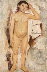 Nude of a Girl with a Raised Arm