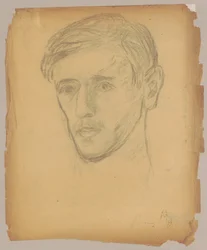 Self-Portrait - Head 3/4 to the Left
