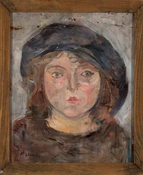Head of a Girl in a Dark Beret