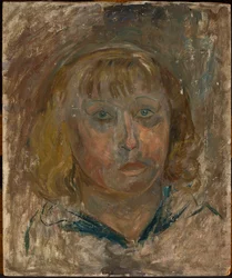 Head of a Girl with Bangs