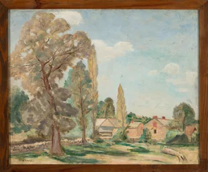 Rural Landscape with Trees