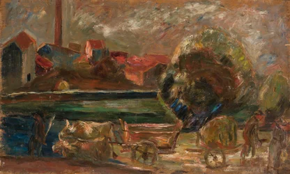Landscape with a Factory Chimney