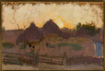 Landscape with Haystacks