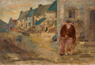 Breton Landscape with Old Fisherman