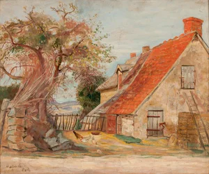 Landscape with a House and Poultry
