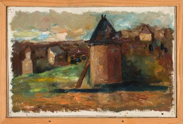 Landscape with Urban Buildings