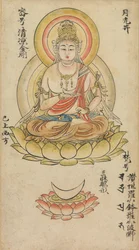 Gakko Bosatsu, from Album of Buddhist Deities from the Diamond World