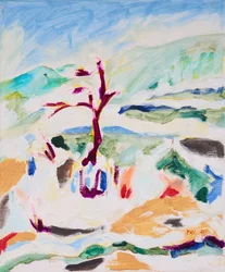 Colorful Tree Landscape