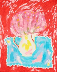 Vibrant Floral Pitcher