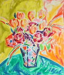 Vibrant Floral Still Life