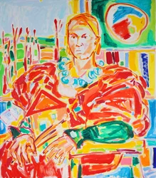 Vibrant Woman Portrait