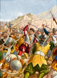 Heroism of the young Captain Christoforo de Gama