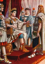 King Decebalus Surrendering to the Emperor Trajan