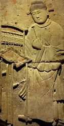 Stele Depicting a Musician