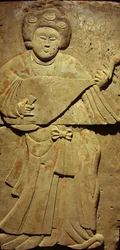 Stele Depicting a Musician