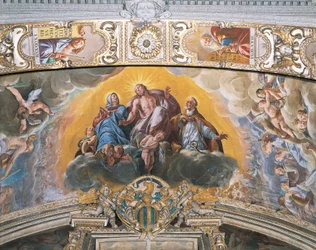 Fresco, Chapel of Guardian, Basilica of San Gaudenzio, Novara, Italy