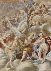 Musician Angels and Holy Souls, 1629