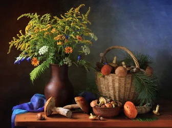 Autumn Harvest Still Life