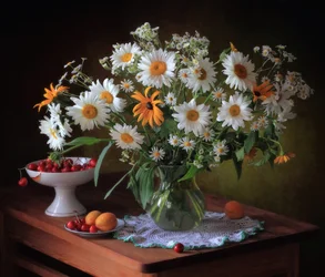Country Daisy Still Life