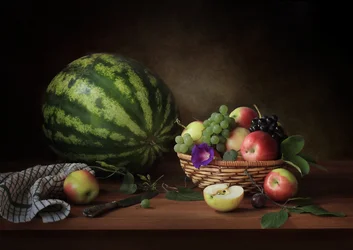 Rustic Fruit Still Life